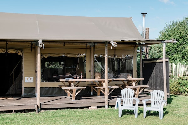 Foto van Woodlodge Luxe in Duynpark, Callanstoog - Vakantiehuis in Callantsoog - ExteriorSummer