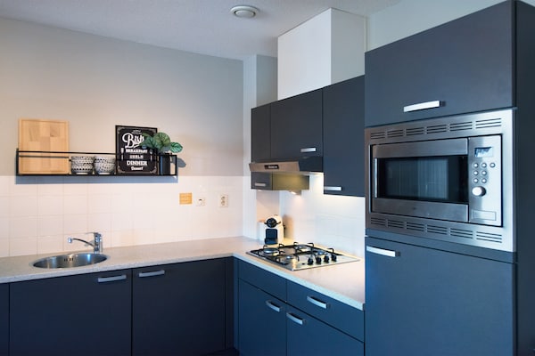 Foto van Appartement met zeezicht en balkon - Vakantiehuis in Scheveningen - Kitchen