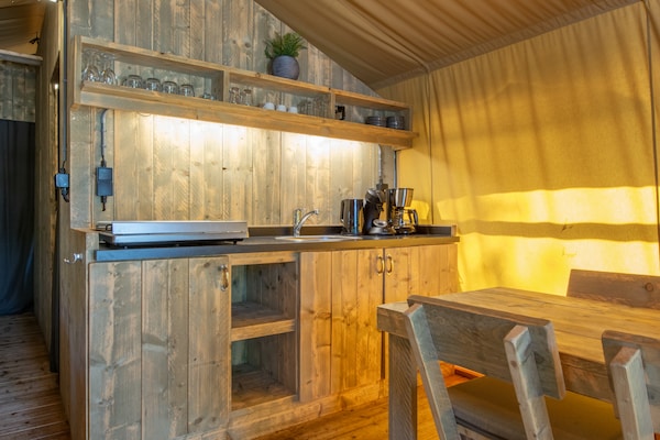 Foto van Safaritent op vakantiepark - Vakantiehuis in Arcen - Kitchen