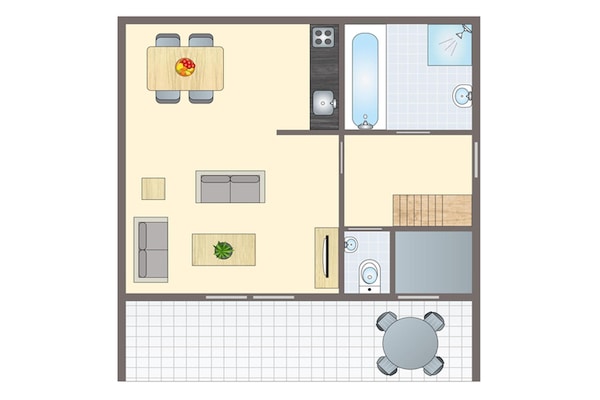 Foto van Vakantiehuis in Zuid-Limburg - Vakantiehuis in Vijlen - FloorPlan