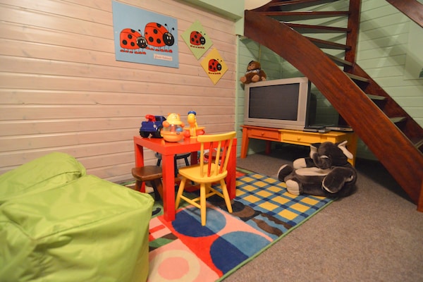 Foto van Villa van de Veluwe Groep met grote vuurplaats - Vakantiehuis in Doornspijk - Facilities