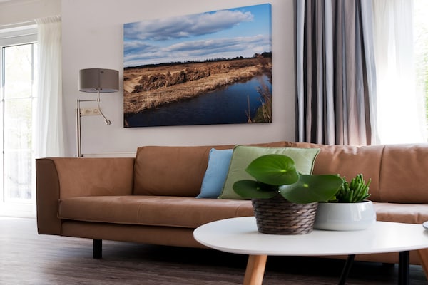 Foto van Luxe huis bij De Alde Feanen Reserve - Vakantiehuis in Earnewald - LivingRoom