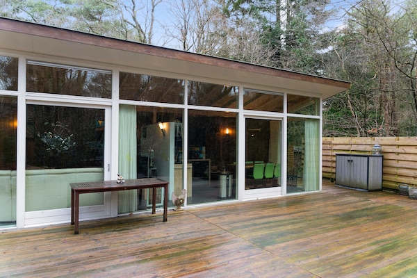 Foto van Boswoning in Norg met eigen sauna - Vakantiehuis in Norg - ExteriorSummer