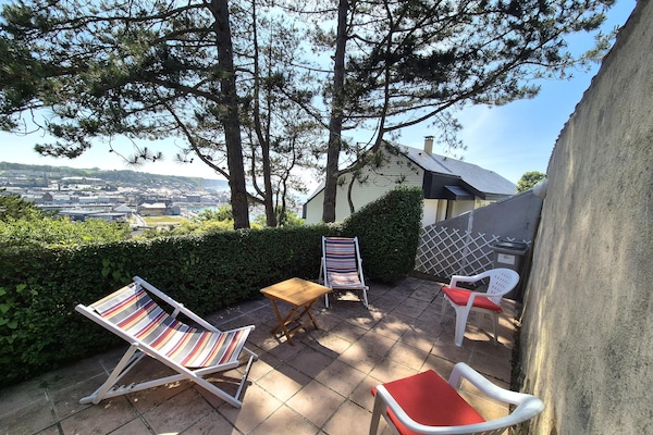 Foto van Duplex in Fécamp met havenzicht - Vakantiehuis in Fécamp - TerraceBalcony
