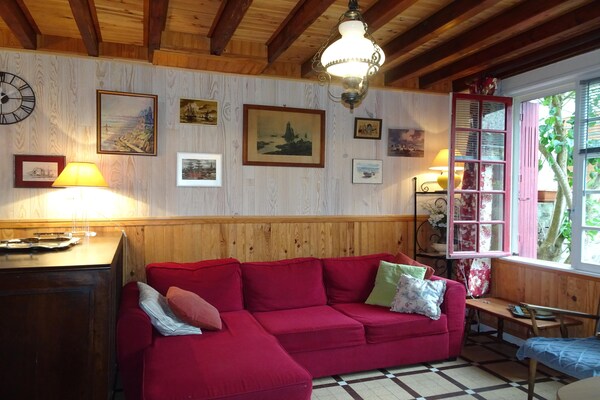 Foto van Vakantiehuis in Etretat bij Strand & Kliffen - Vakantiehuis in Etretat - LivingRoom