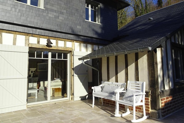 Foto van Huis in Normandië met Sauna & Kustsfeer - Vakantiehuis in Vinnemerville - ExteriorSummer