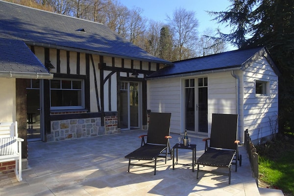 Foto van Huis in Normandië met Sauna & Kustsfeer - Vakantiehuis in Vinnemerville - ExteriorSummer