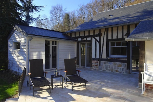 Foto van Huis in Normandië met Sauna & Kustsfeer - Vakantiehuis in Vinnemerville - ExteriorSummer