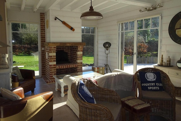Foto van Huis in Normandië met Sauna & Kustsfeer - Vakantiehuis in Vinnemerville - LivingRoom