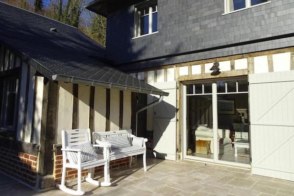 Foto van Huis in Normandië met Sauna & Kustsfeer - Vakantiehuis in Vinnemerville - ExteriorSummer