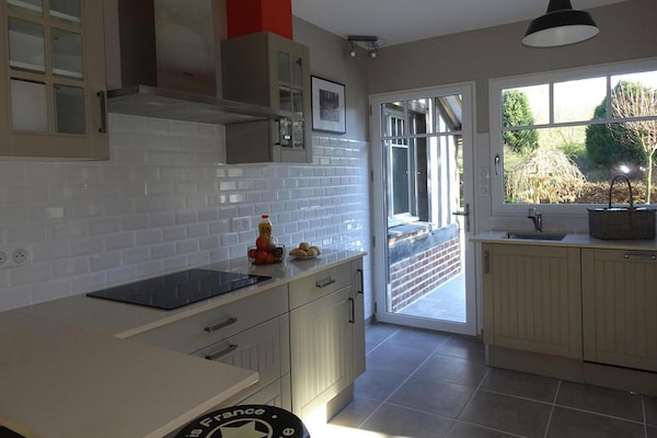 Foto van Huis in Normandië met Sauna & Kustsfeer - Vakantiehuis in Vinnemerville - Kitchen