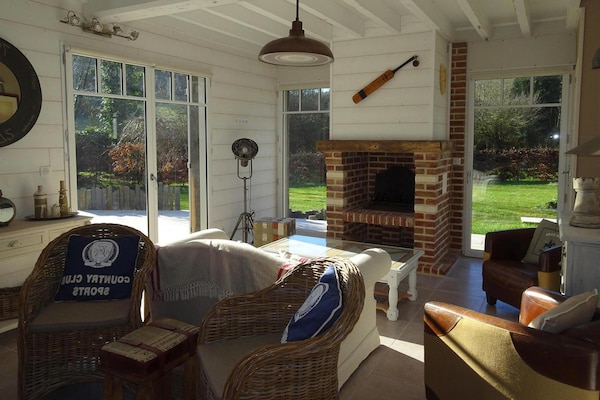 Foto van Huis in Normandië met Sauna & Kustsfeer - Vakantiehuis in Vinnemerville - LivingRoom