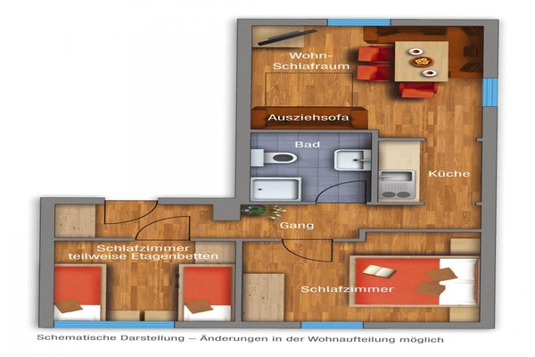 Foto van Appartement in Ischgl - Vakantiehuis in Ischgl - FloorPlan