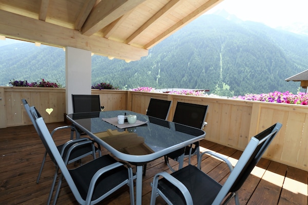 Foto van Appartement in Milders met Stubai SuperCard - Vakantiehuis in Neustift - TerraceBalcony