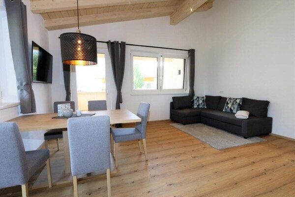 Foto van Appartement in Milders met Stubai SuperCard - Vakantiehuis in Neustift - LivingRoom