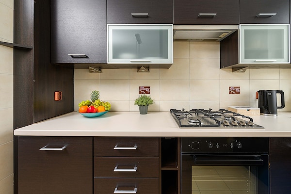 Foto van Appartement in Warschau vlakbij de Oude Stad - Vakantiehuis in Warszawa - Kitchen