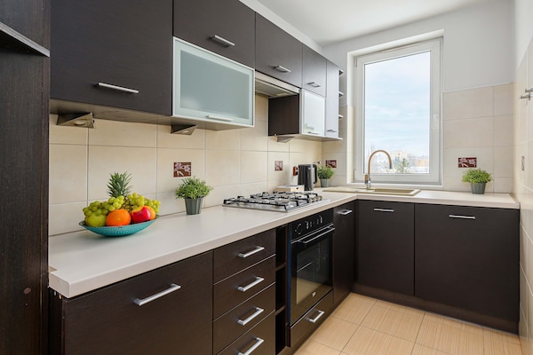 Foto van Appartement in Warschau vlakbij de Oude Stad - Vakantiehuis in Warszawa - Kitchen