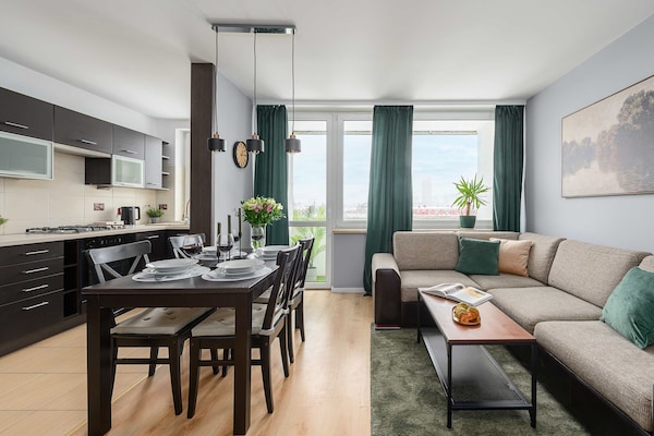 Foto van Appartement in Warschau vlakbij de Oude Stad - Vakantiehuis in Warszawa - LivingRoom