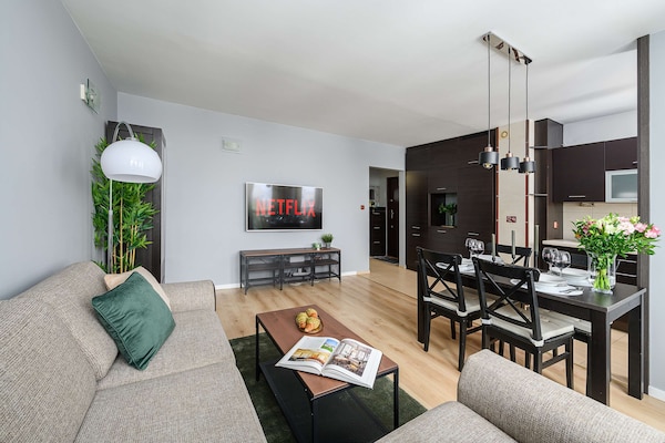 Foto van Appartement in Warschau vlakbij de Oude Stad - Vakantiehuis in Warszawa - LivingRoom