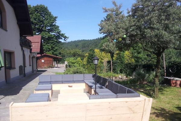 Foto van Vakantiehuis in Przesieka bij Skibanen - Vakantiehuis in Przesieka - TerraceBalcony