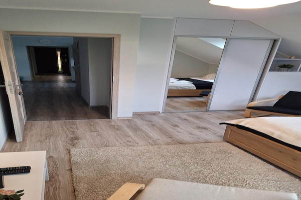 Foto van Appartement bij Szczecin Lagune - Vakantiehuis in Stepniczka - BedRoom
