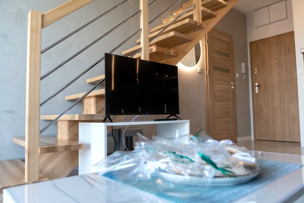 Foto van Appartement in Rewal bij Oostzeestrand - Vakantiehuis in Rewal - LivingRoom