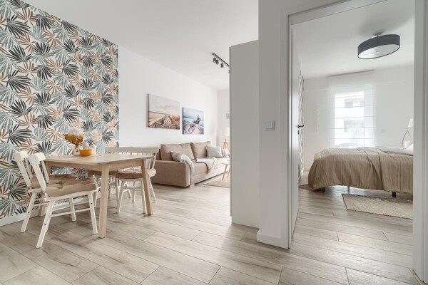 Foto van Appartement in Rewal bij Oostzeestrand - Vakantiehuis in Rewal - LivingRoom