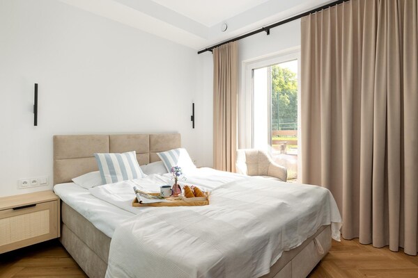 Foto van Comfortabel appartement met terras - Vakantiehuis in Trzesacz - BedRoom