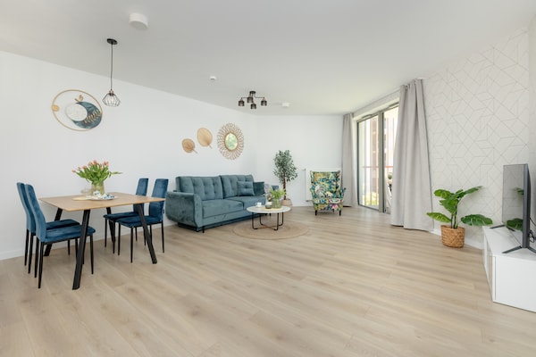 Foto van Appartement aan het strand, binnenzwembad, sauna - Vakantiehuis in Pobierowo - LivingRoom