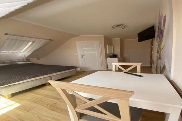 Foto van Appartement in Międzywodzie bij strand - Vakantiehuis in Międzywodzie - BedRoom