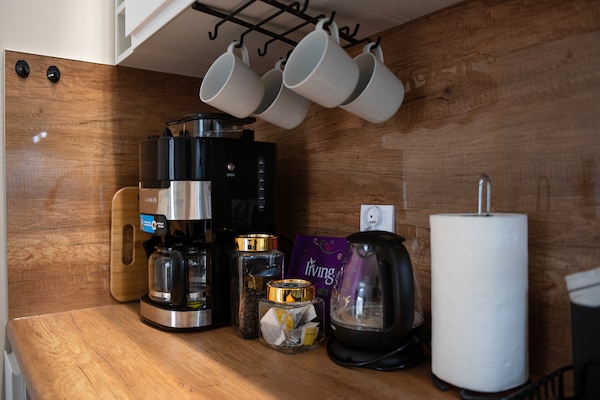 Foto van Appartement met airconditioning, bad, sauna - Vakantiehuis in Dziwnow - Kitchen