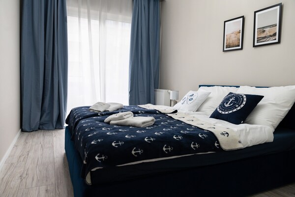 Foto van Appartement met airconditioning, bad, sauna - Vakantiehuis in Dziwnow - BedRoom