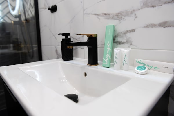 Foto van Appartement met airconditioning, bad, sauna - Vakantiehuis in Dziwnow - BathRoom