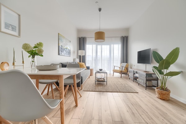 Foto van Comfortabel appartement, binnenzwembad en sauna. - Vakantiehuis in Dziwnow - DiningRoom