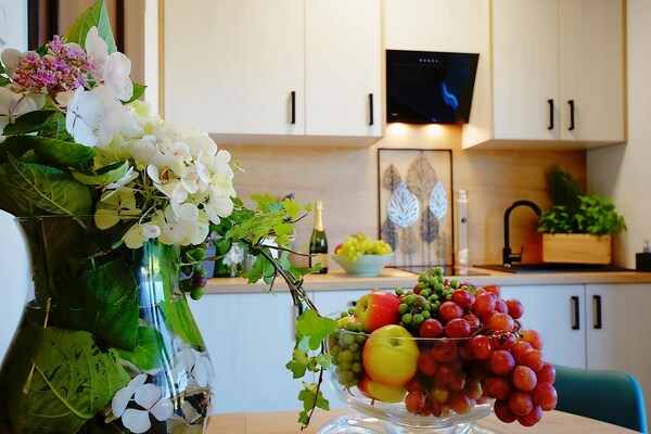 Foto van Comfortabele vakantiehuizen met terrassen - Vakantiehuis in Mielenko - LivingRoom