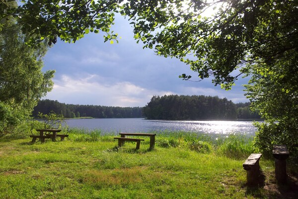Foto van Huisje bij Rosnowskie Meer met Strand - Vakantiehuis in Rosnowo - AreaSummer1KM