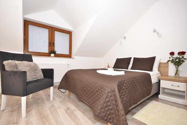 Foto van Duplex appartementen op 300 m van de zee. Woonkamer, 2 slaapkamers, een eigen terras. - BedRoom