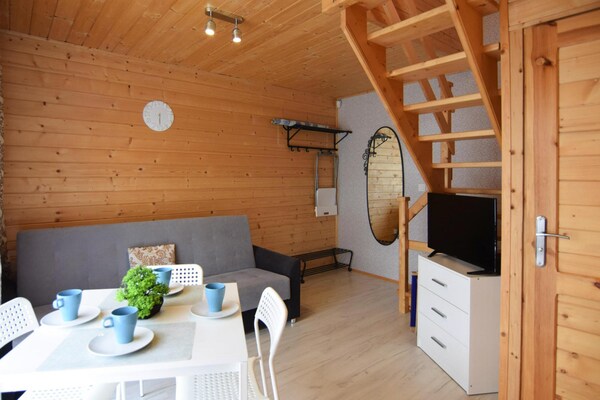 Foto van Comfortabele vakantiehuizen met terrassen - Vakantiehuis in Ustka - LivingRoom
