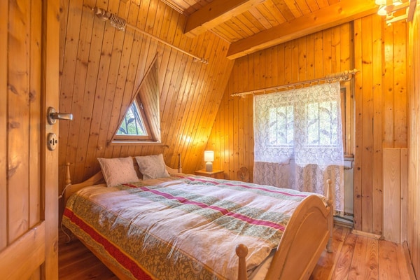 Foto van Vakantiehuis aan het meer, sauna, boot, fietsen - Vakantiehuis in Przewóz - BedRoom