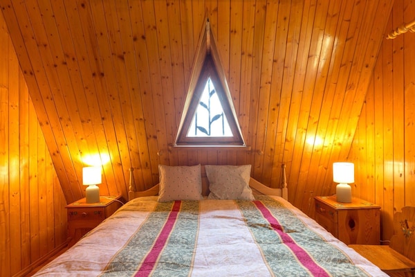 Foto van Vakantiehuis aan het meer, sauna, boot, fietsen - Vakantiehuis in Przewóz - BedRoom