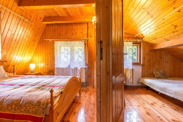 Foto van Vakantiehuis aan het meer, sauna, boot, fietsen - Vakantiehuis in Przewóz - BedRoom