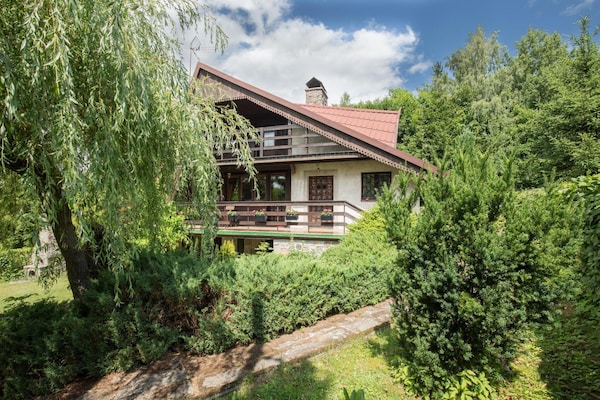 Foto van Vakantiehuis aan het meer, sauna, boot, fietsen - Vakantiehuis in Przewóz - ExteriorSummer