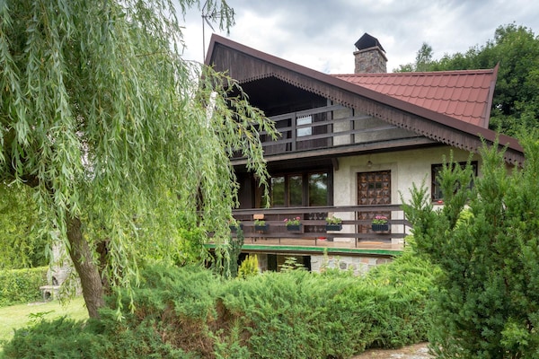 Foto van Vakantiehuis aan het meer, sauna, boot, fietsen - Vakantiehuis in Przewóz - ExteriorSummer