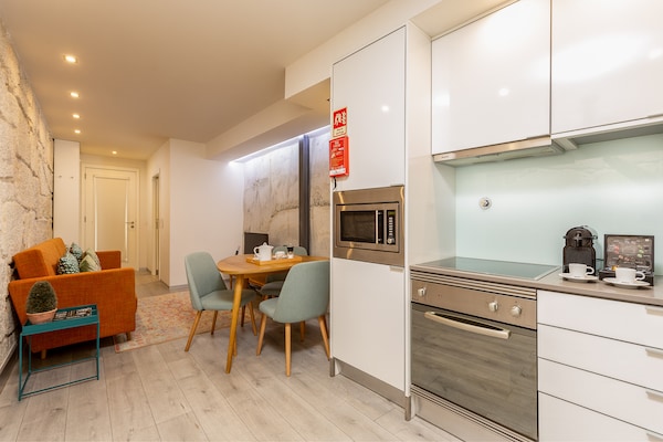 Foto van Appartement met balkon voor 4 gasten - Vakantiehuis in Oporto - Kitchen