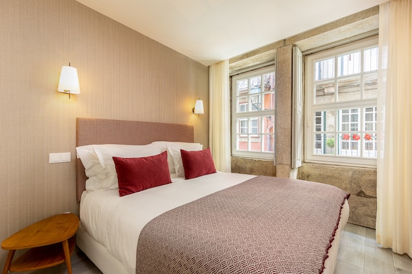 Foto van Appartement met balkon voor 4 gasten - Vakantiehuis in Oporto - BedRoom