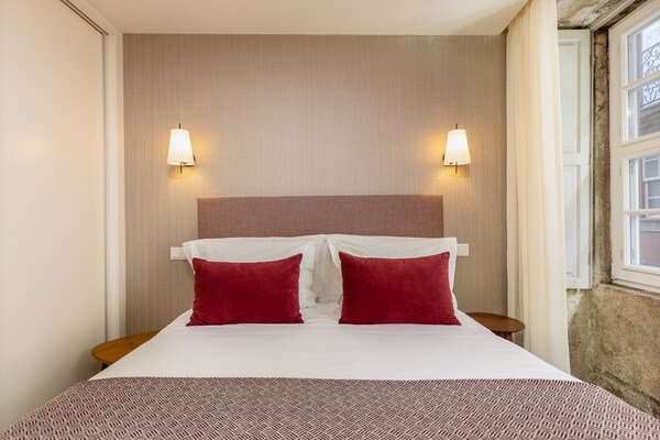 Foto van Appartement met balkon voor 4 gasten - Vakantiehuis in Oporto - BedRoom