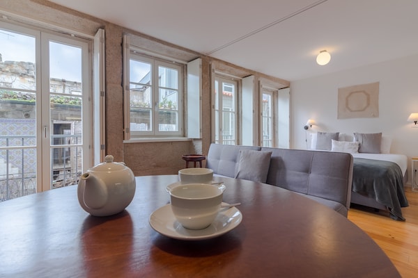 Foto van Moderne studio in Porto met balkon - Vakantiehuis in Oporto - Ambiance