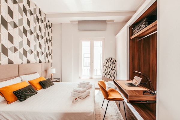 Foto van Elegant appartement in het hart van Lissabon - Vakantiehuis in Lisboa ciudad - BedRoom
