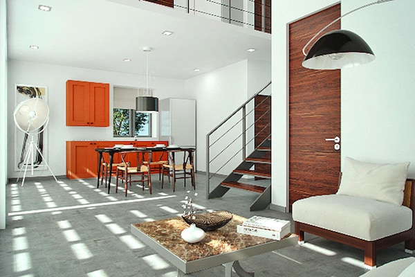 Foto van Halfvrijstaande woning met privézwembad - Vakantiehuis in Lardos - LivingRoom