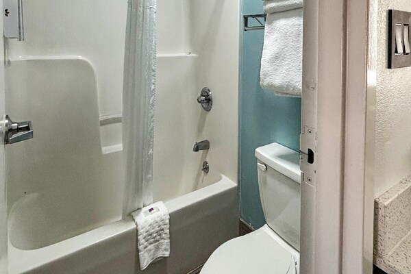 Foto van 2 tweepersoonsbedden | Nsmk, koelkast, slaapbank - Vakantiehuis in Jackson - BathRoom